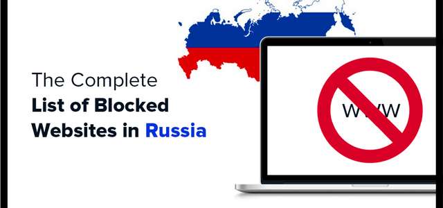 Danh sách các trang web bị chặn ở Nga